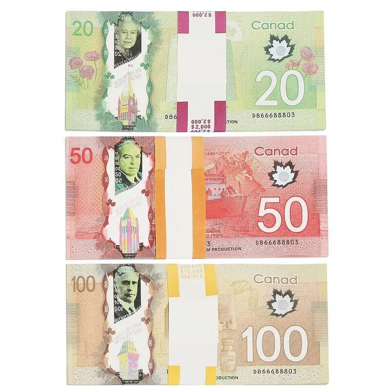 Canadian Prop Money Variety Pack