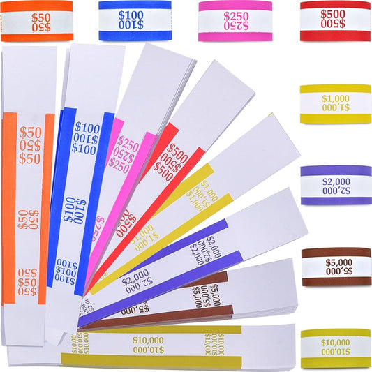 EURO MONEY STRAPS 100pcs