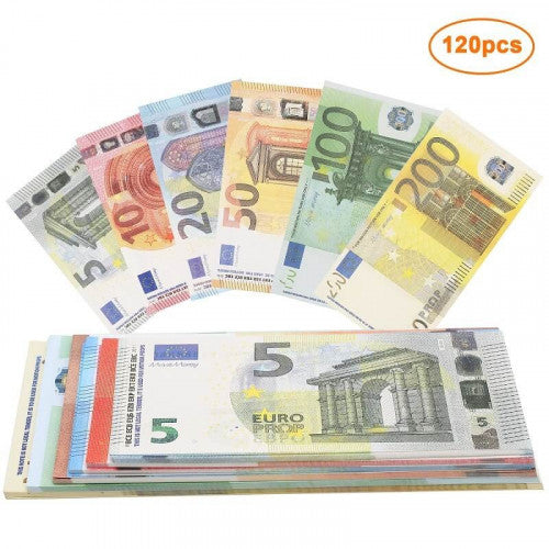Wholesale Piece Euros Fake Money Gold Banknotes Prop Money Paper 10/20/50  Euro Bills Prices Bank Note Gifts for Men Dropshipping - AliExpress